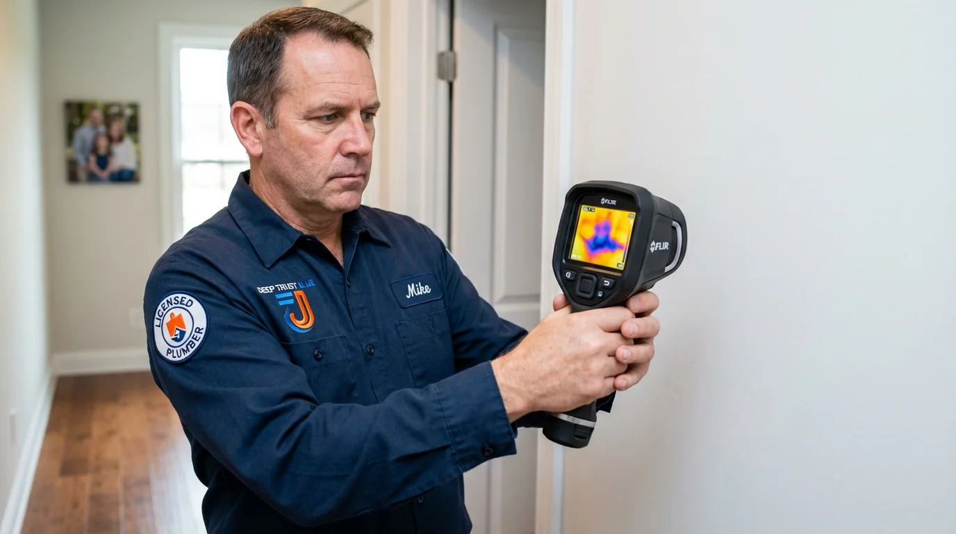 Thermal imaging leak detection by Johns Plumbing LLC in Broadview